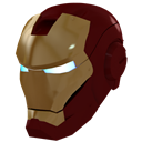 Gold Iron Man Mask icon